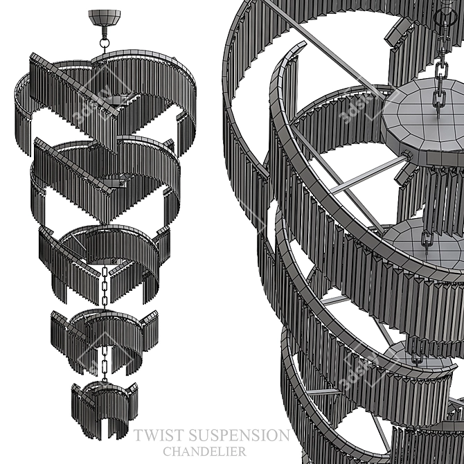 Modern Twist Suspension: 2013 VB Edition 3D model image 3