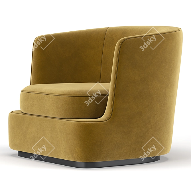 Luxury Reclining Apollo Armchair 3D model image 4