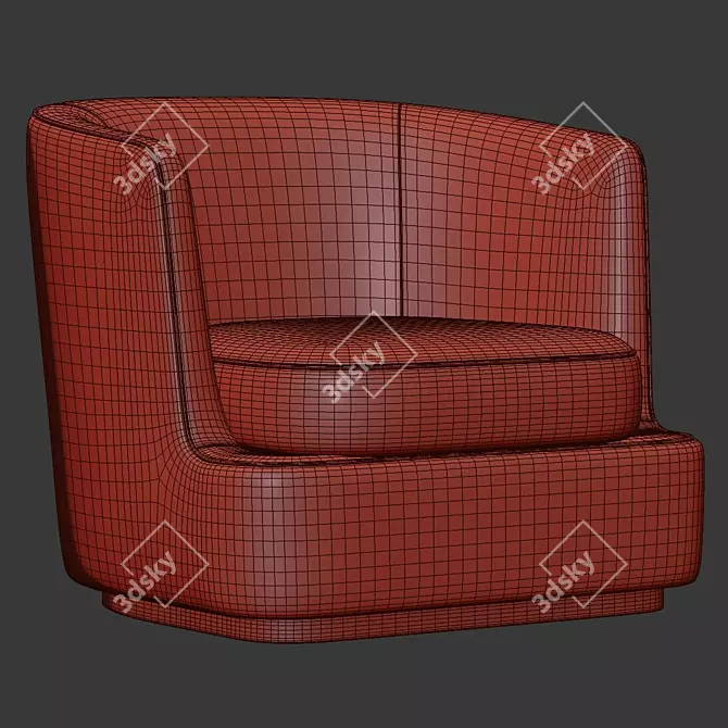 Luxury Reclining Apollo Armchair 3D model image 5