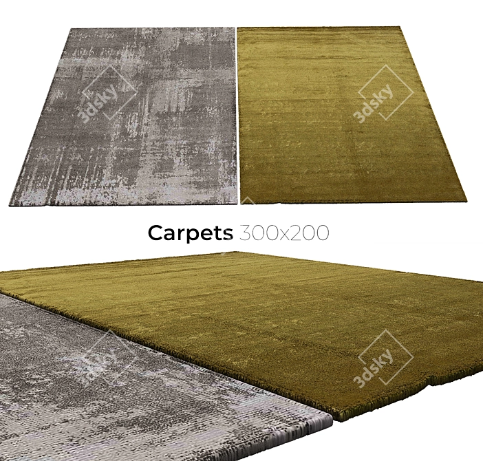 Elegant Carpets for Luxurious Interiors 3D model image 1