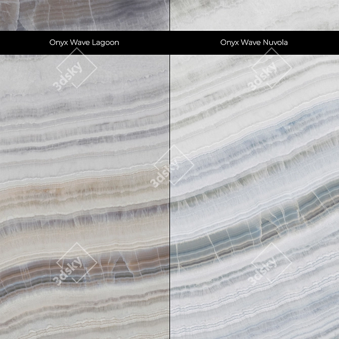 Onyx Wave Interior Panels | Alumoart Collection 3D model image 2