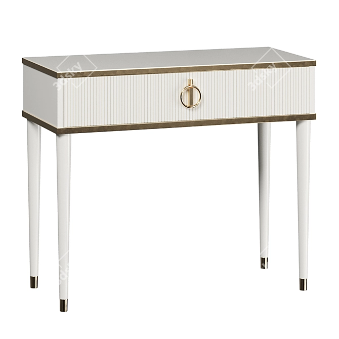 Rimini Solo Narrow Dressing Table 3D model image 1