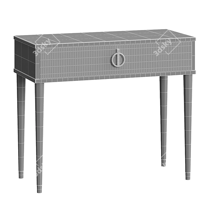 Rimini Solo Narrow Dressing Table 3D model image 4