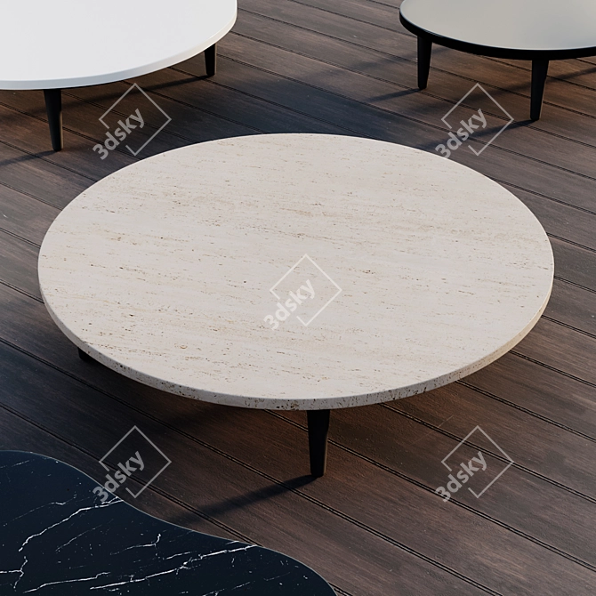 Royal Botania Organix Lounge Tables 3D model image 3