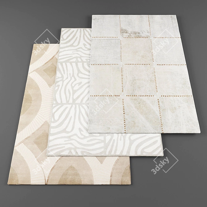 Versatile Rug Collection 3D model image 1