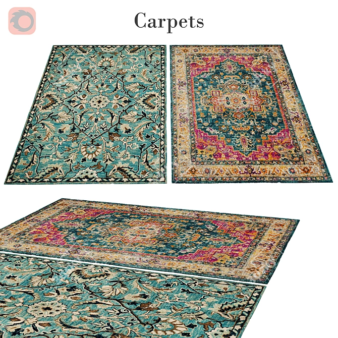 Poly Rugs 43: Durable and Versatile 3D model image 1