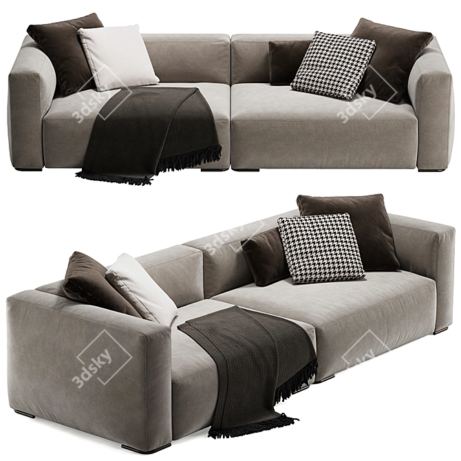 Modern Minotti Donovan Sofa 3D model image 3