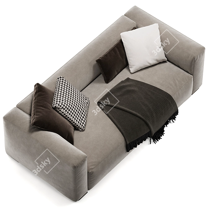 Modern Minotti Donovan Sofa 3D model image 4