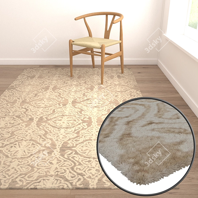 Luxury Collection: Elegant Carpets 3D model image 5