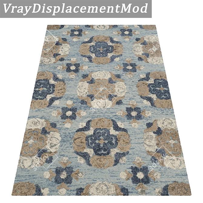 Luxury Carpet Set - High-Quality Textures 3D model image 3