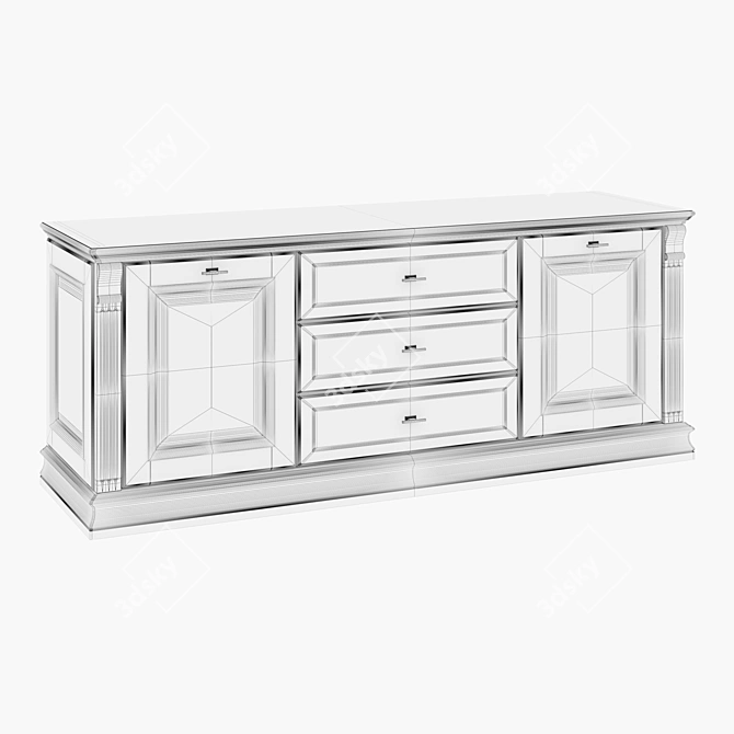 RIMAR TV Cabinet - Stylish and Functional 3D model image 5