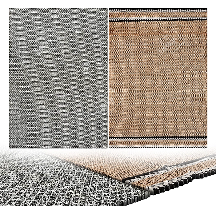 Luxury Persian Carpets: Elegant and Timeless 3D model image 2