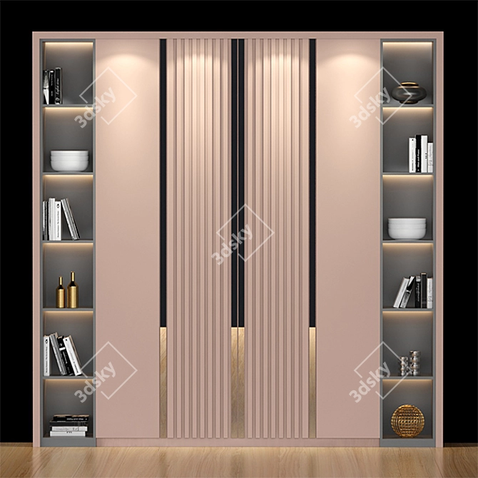 Modern Shelf Design 3D Models 3D model image 1