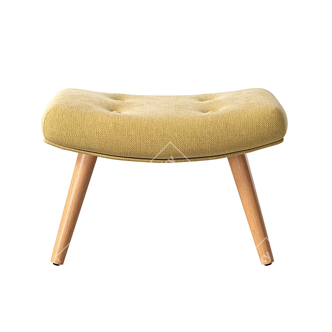 Modern Lido Stool: Perfect for Sofas 3D model image 2