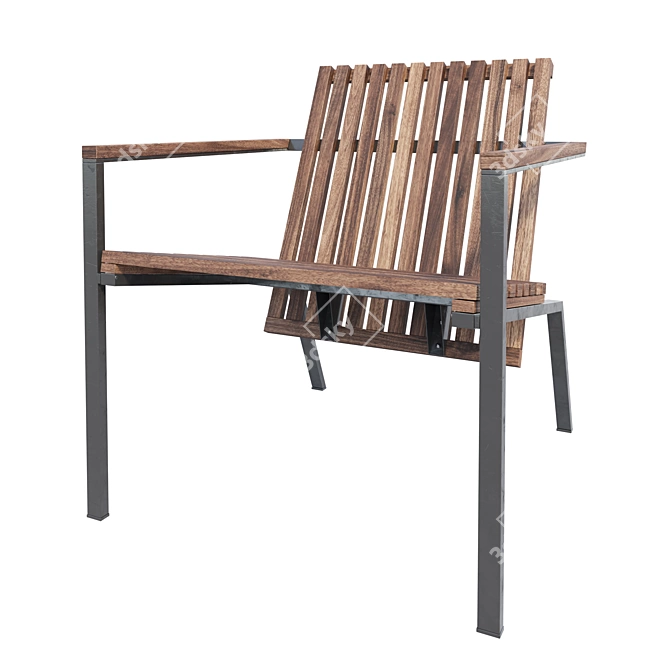 EGOE Axis Outdoor Chair 3D model image 1