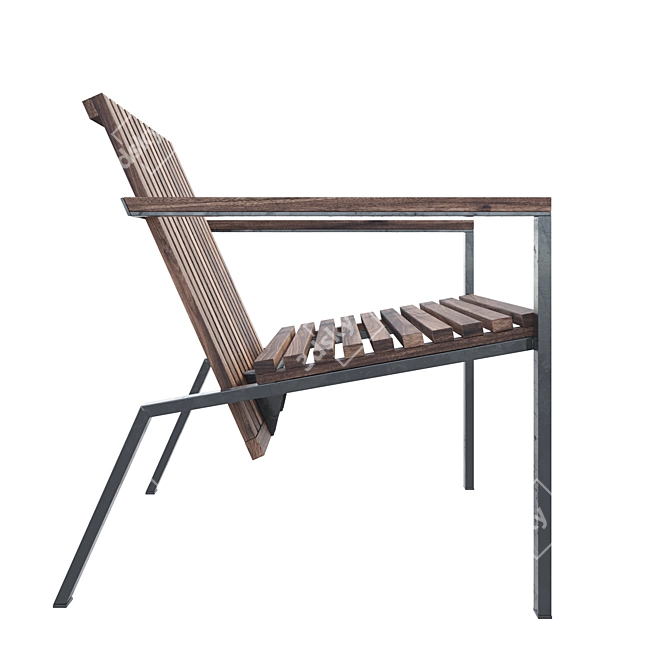 EGOE Axis Outdoor Chair 3D model image 4