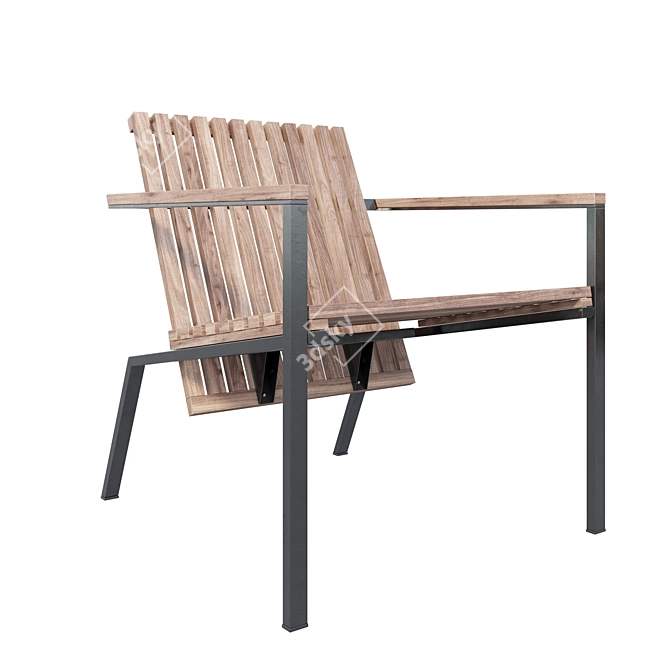 EGOE Axis Outdoor Chair 3D model image 6