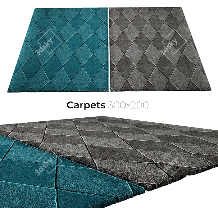 Luxury Carpets Collection 3D model image 1