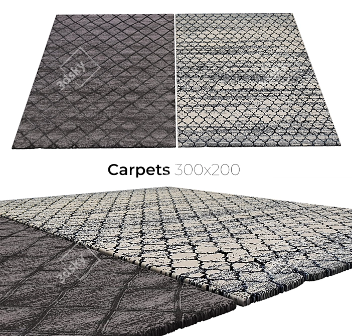 Elegant Carpets: Luxurious & Durable 3D model image 1