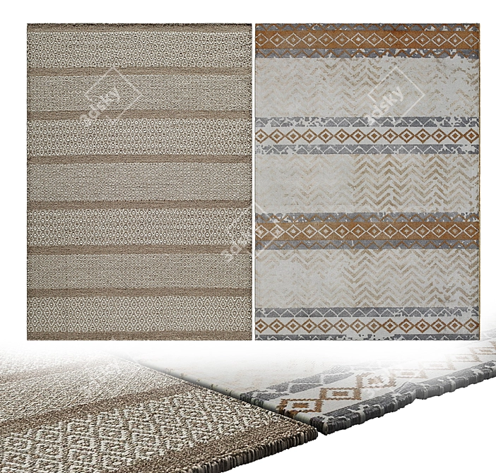 Luxury Carpets for Elegant Spaces 3D model image 2