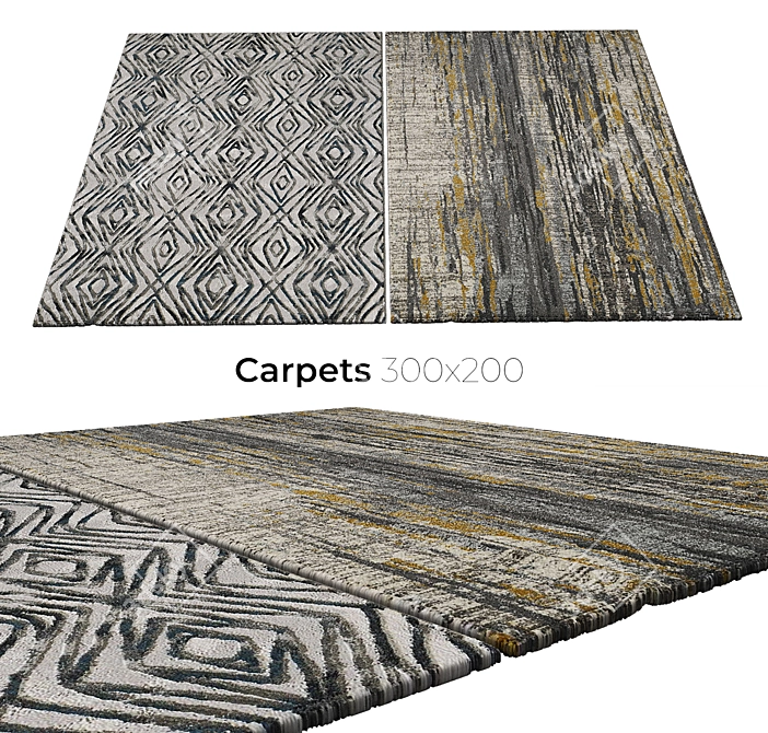 Luxury Carpets: Exquisite Design & Quality 3D model image 1