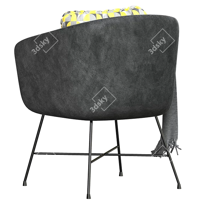 Sleek Jysk Fausing Armchair 3D model image 4