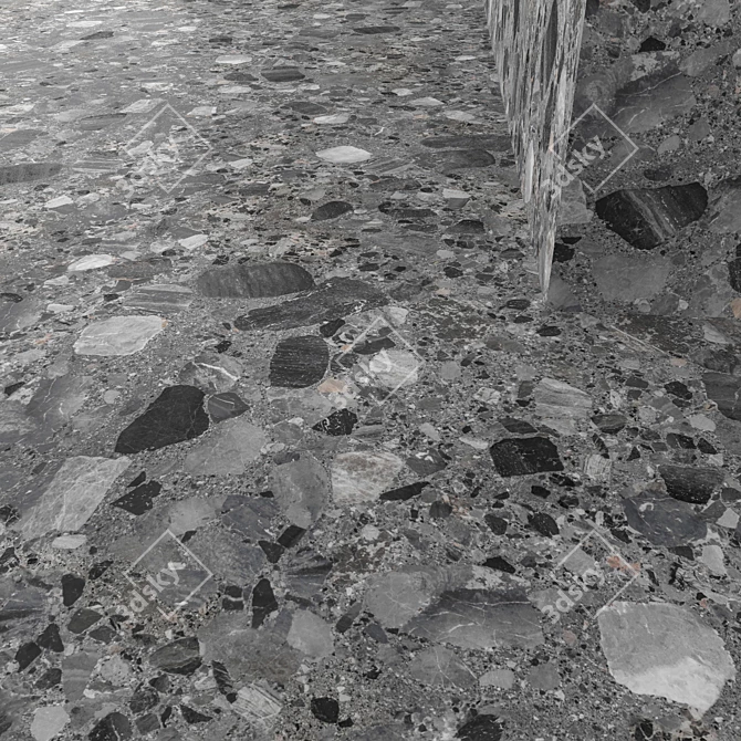 Natural Stone Set 01: Brecciata, Canova, Mare Azzurro, Minerva 3D model image 3