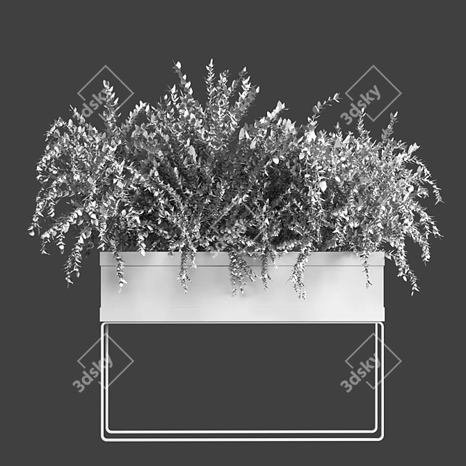 Natural Green Outdoor Plant 3D model image 5