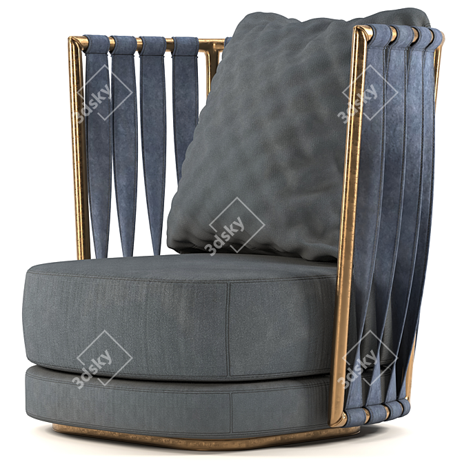 2016 Sofa001: Stylish Armchair with Multiple Formats 3D model image 1