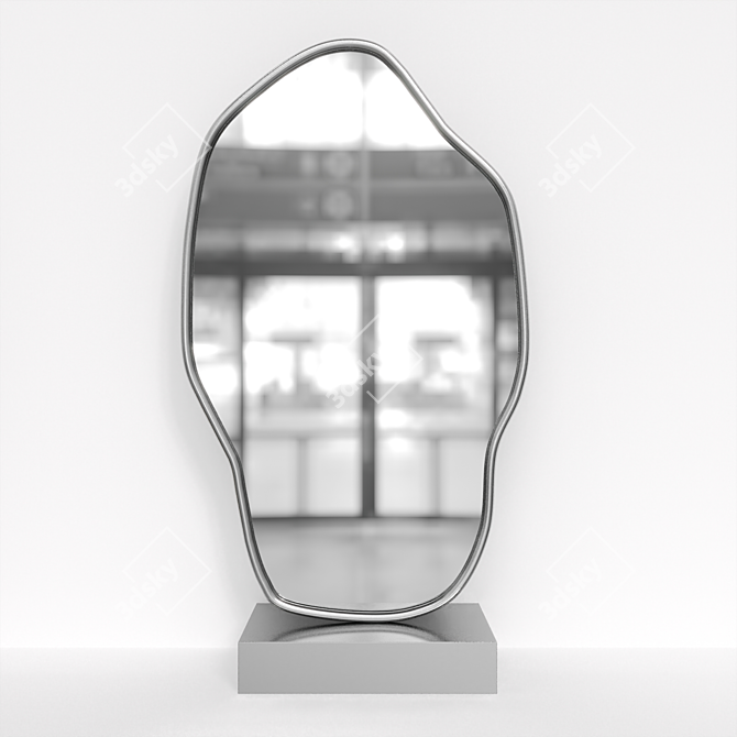 Elegant Mirror Decor 8 3D model image 3