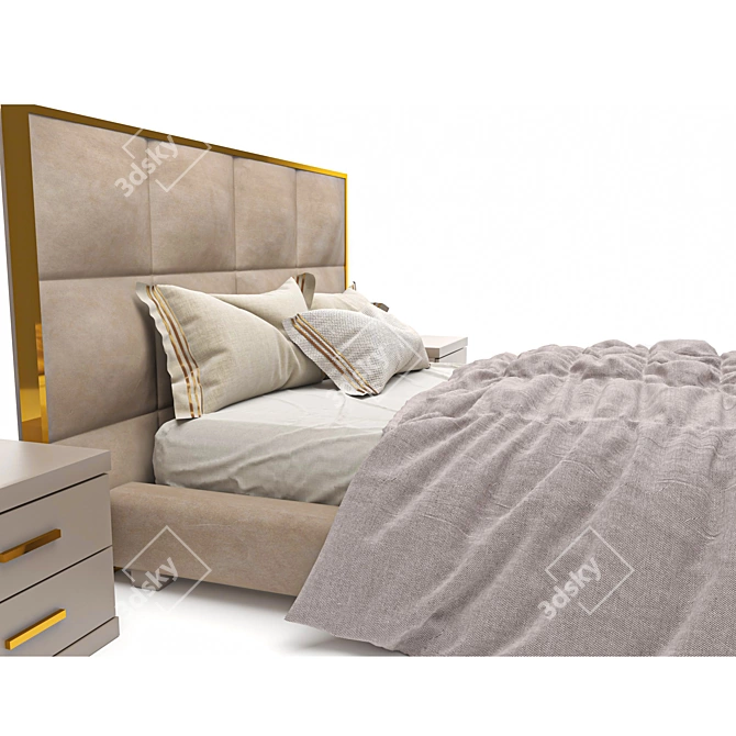 3Dmax Bed: High-quality 3D model 3D model image 3