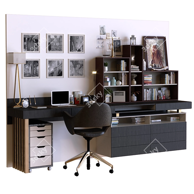 2015 Workplace_015: Efficient, Versatile Office Solution 3D model image 2