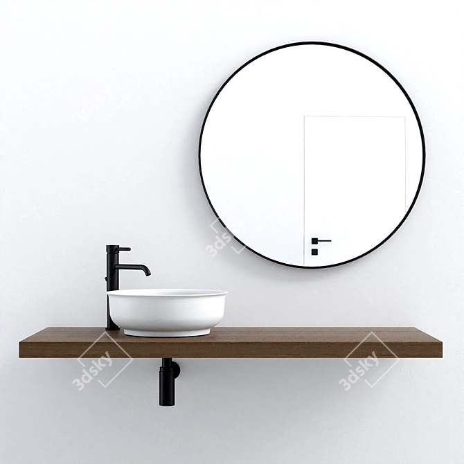 Bagnodesign OMBRA Bath Set 3D model image 1