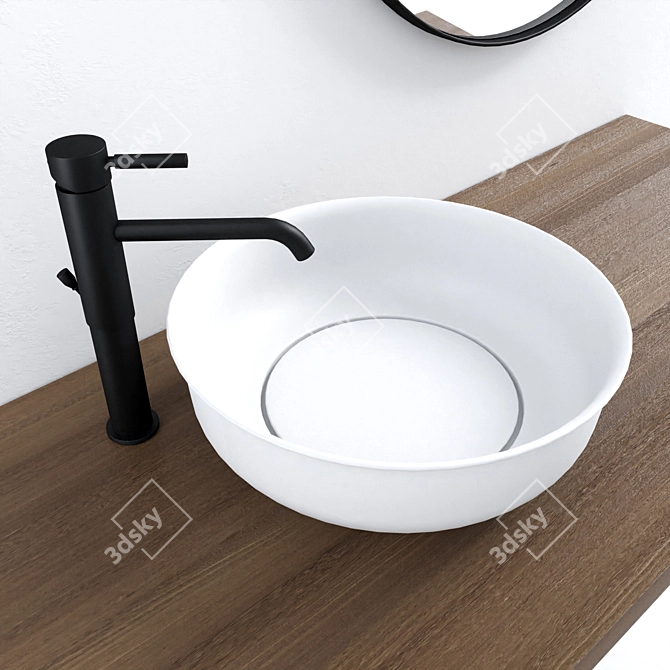 Bagnodesign OMBRA Bath Set 3D model image 2