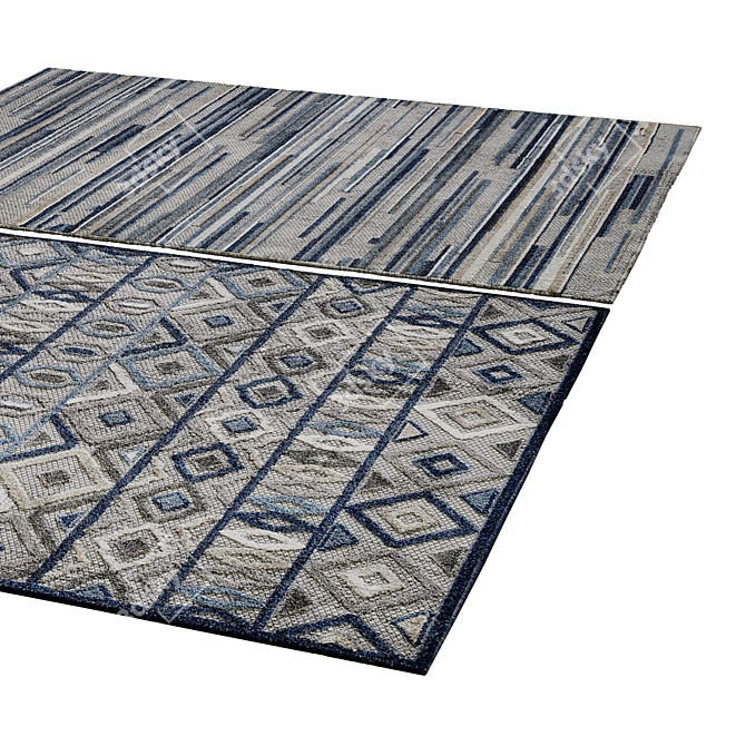 Poly Blend Rug 67 3D model image 2