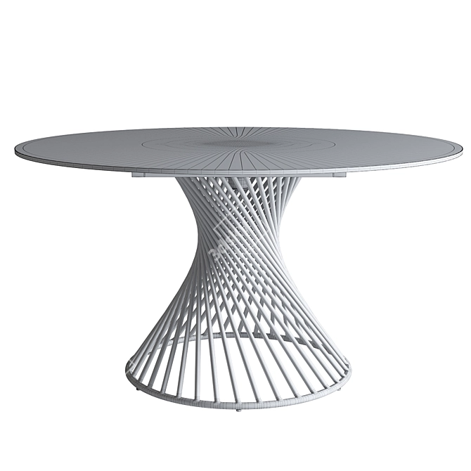 Sleek Tornado Table 3D model image 2