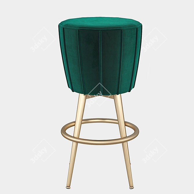 Elegant Eichholtz BOLTON Bar Stool 3D model image 4