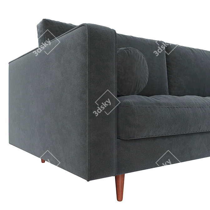 Contemporary Sven Sofa: Sleek Design, Superior Comfort 3D model image 2