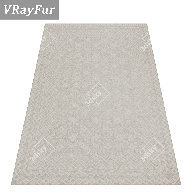 High-Quality Carpet Set 3D model image 2