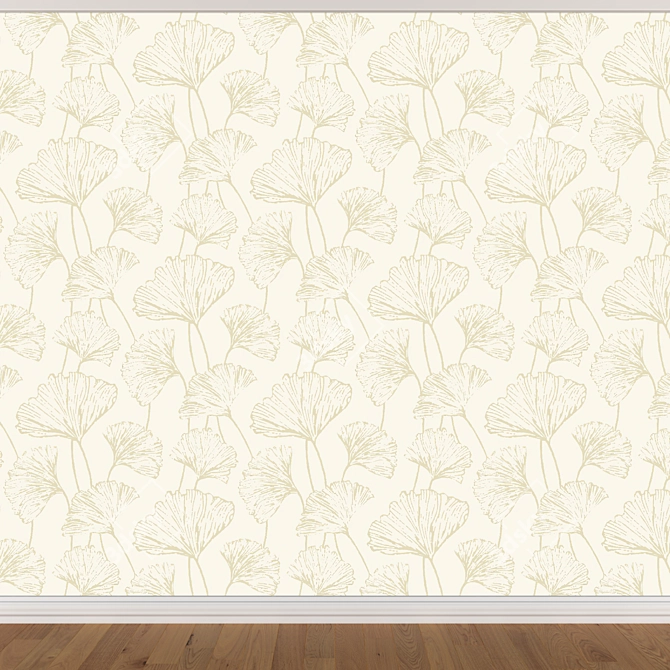 Seamless Wallpaper Set - 3 Colors 3D model image 3