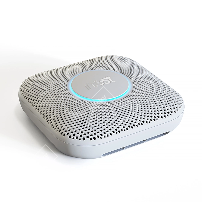 Smoke Detector: Google Nest Protect 3D model image 1