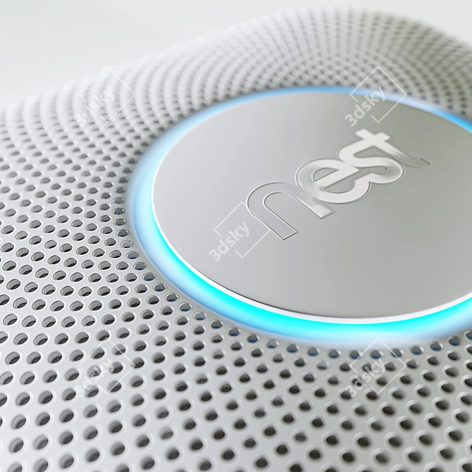 Smoke Detector: Google Nest Protect 3D model image 21