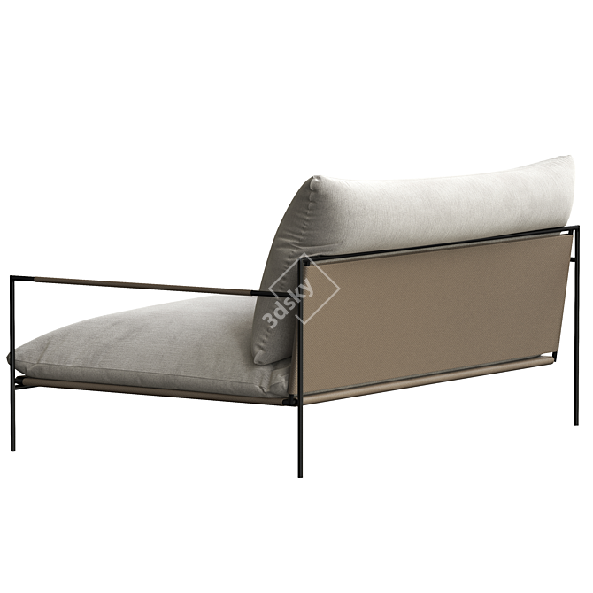 Malmo Outdoor Lounge Chair by Coco Republic 3D model image 4