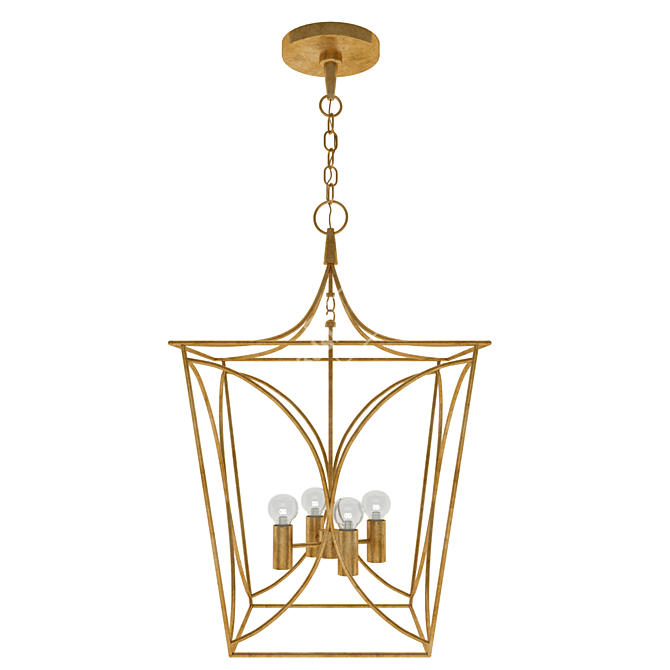 Sparkling Elegance: Cavanagh Small Chandelier 3D model image 2