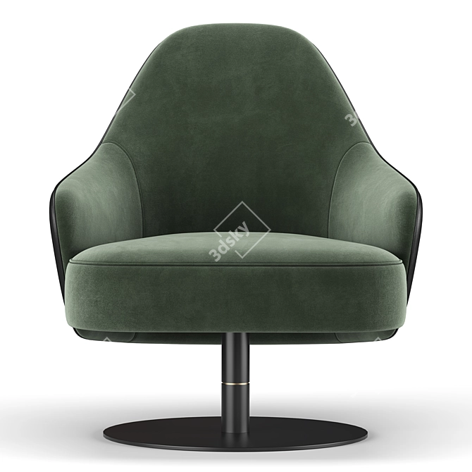 Reflex LUDWIG Armchair: Unmatched Comfort 3D model image 3