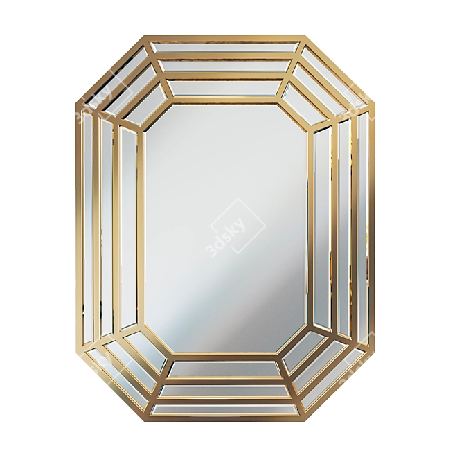 Elegant Mirrored Decor - 50SX-9171 3D model image 1