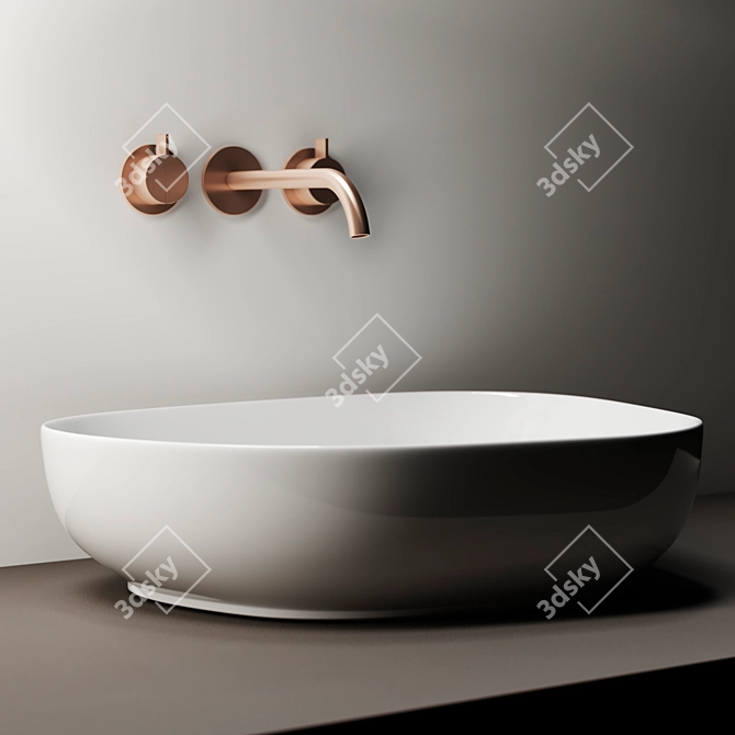 Ceramica Nova Element CN5003 Washbasin Bowl 3D model image 2