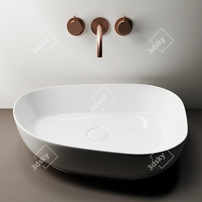 Ceramica Nova Element CN5003 Washbasin Bowl 3D model image 3