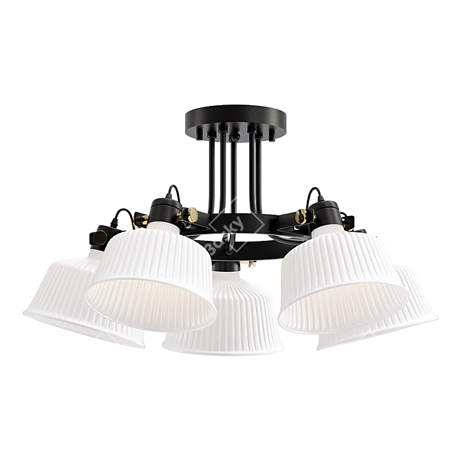 ST Luce SL714: Elegant Ceiling Chandelier 3D model image 1