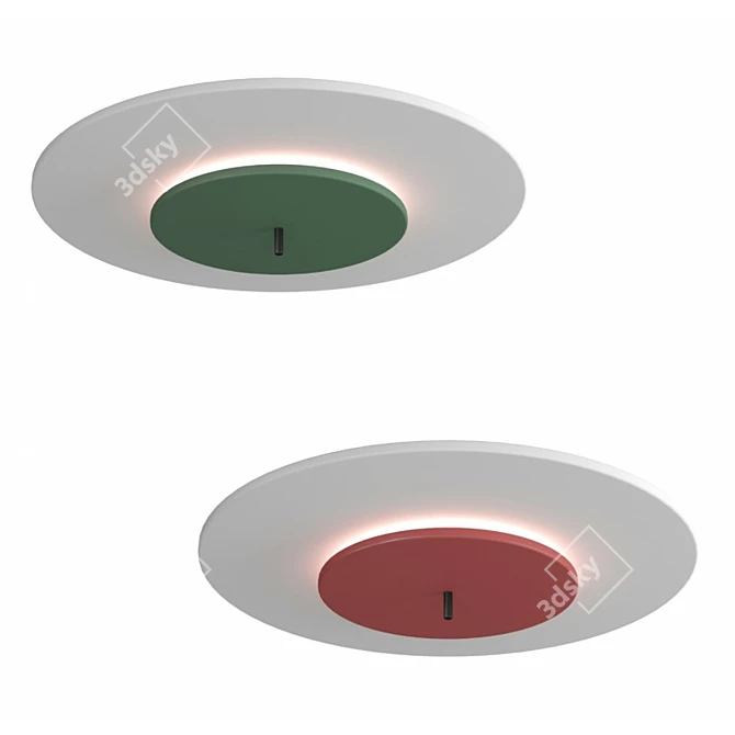 Minimalist LED Ceiling Light 3D model image 1